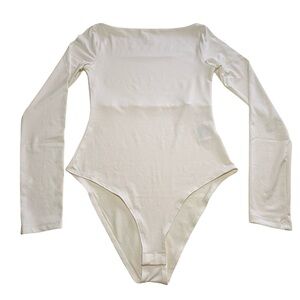 H&M Body Suit Long Sleeve Ivory Size XS